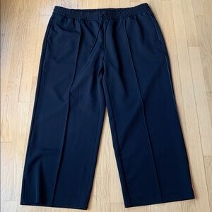 Athleta Endeavor High Rise Relaxed Pant Black Size 22 Athleisure Travel Comfort